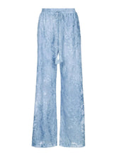 ERMANNO FIRENZE PANTALONE WIDE LEG IN PIZZO D48EP046E66 MF156