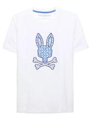 PSYCHO BUNNY BRADY STAMPA RICAMATA MT0200274 100
