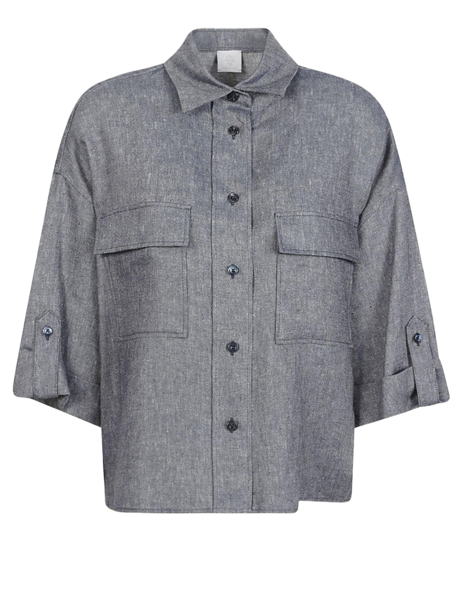 ELEVENTY OVERSHIRT IN LINO M80CAMM02TES0M068 11