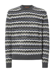 MISSONI MAGLIA MOTIVO ZIG ZAG US25WN0NBK01CU S91PO