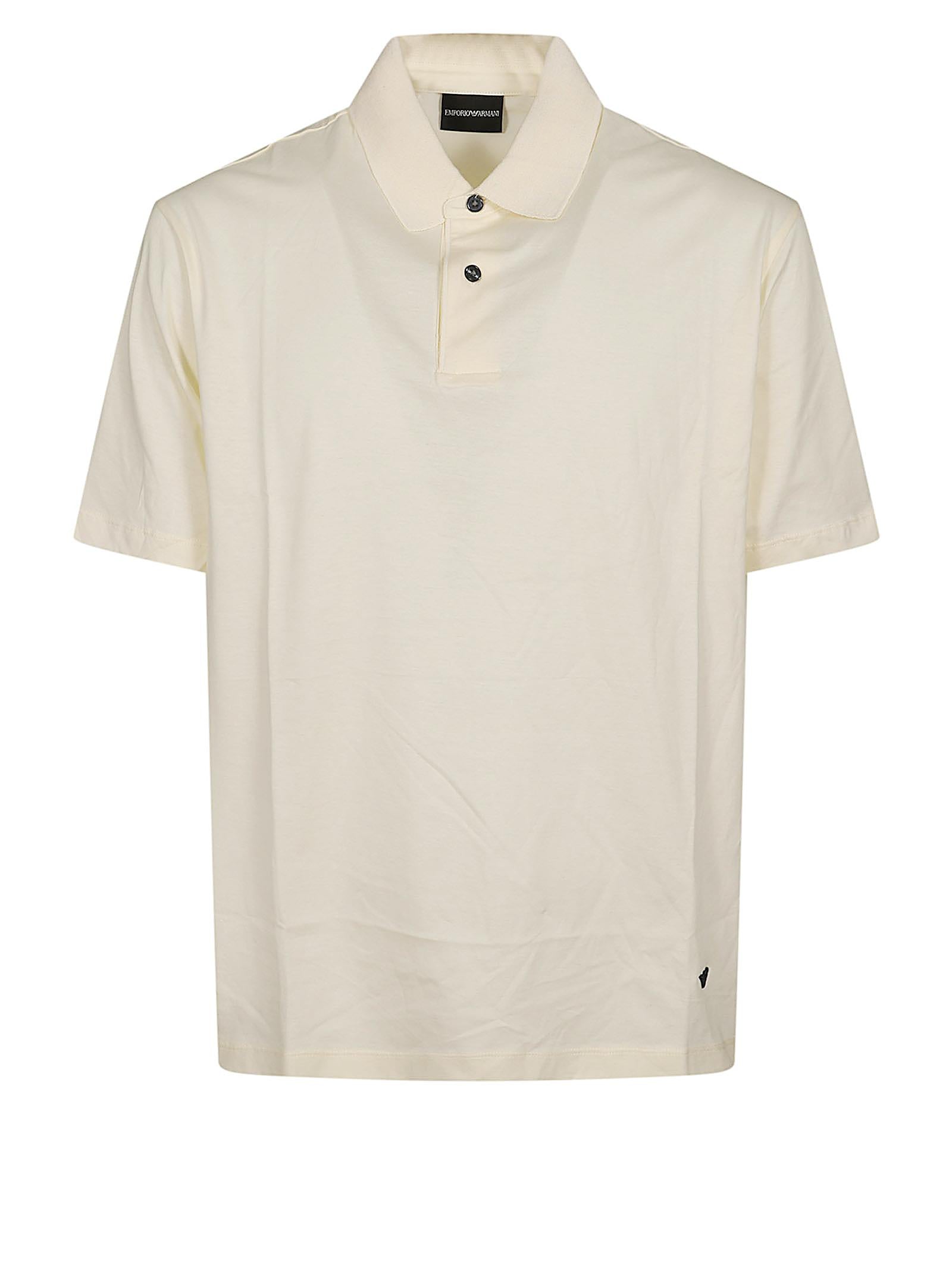 EMPORIO ARMANI POLO LOOSE FIT IN COTONE LEGGERO EM004915AF24470 U1055