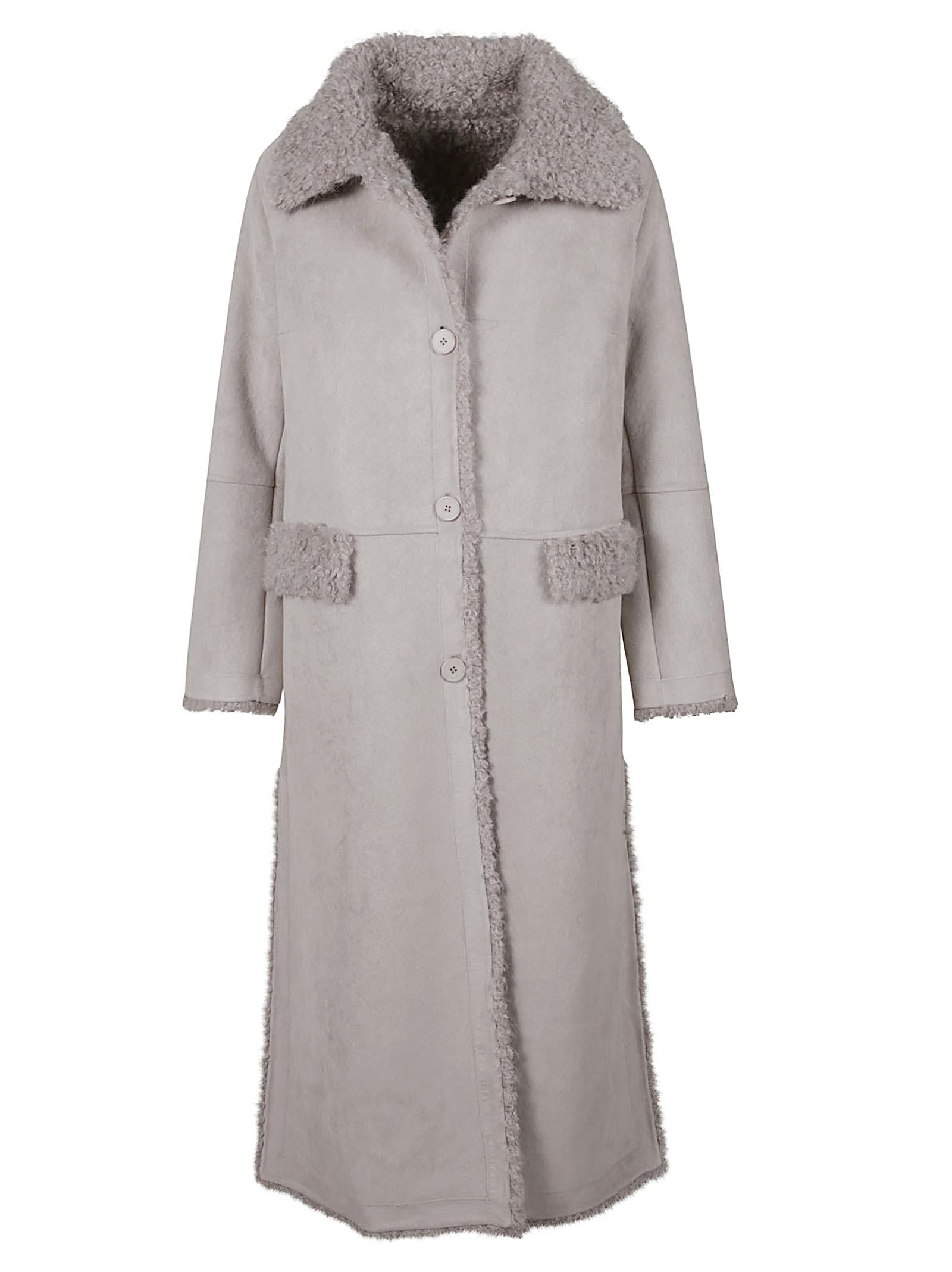 VALENTINI 1972 CAPPOTTO ECOMONTONE REVERSIBILE M4104 STONE