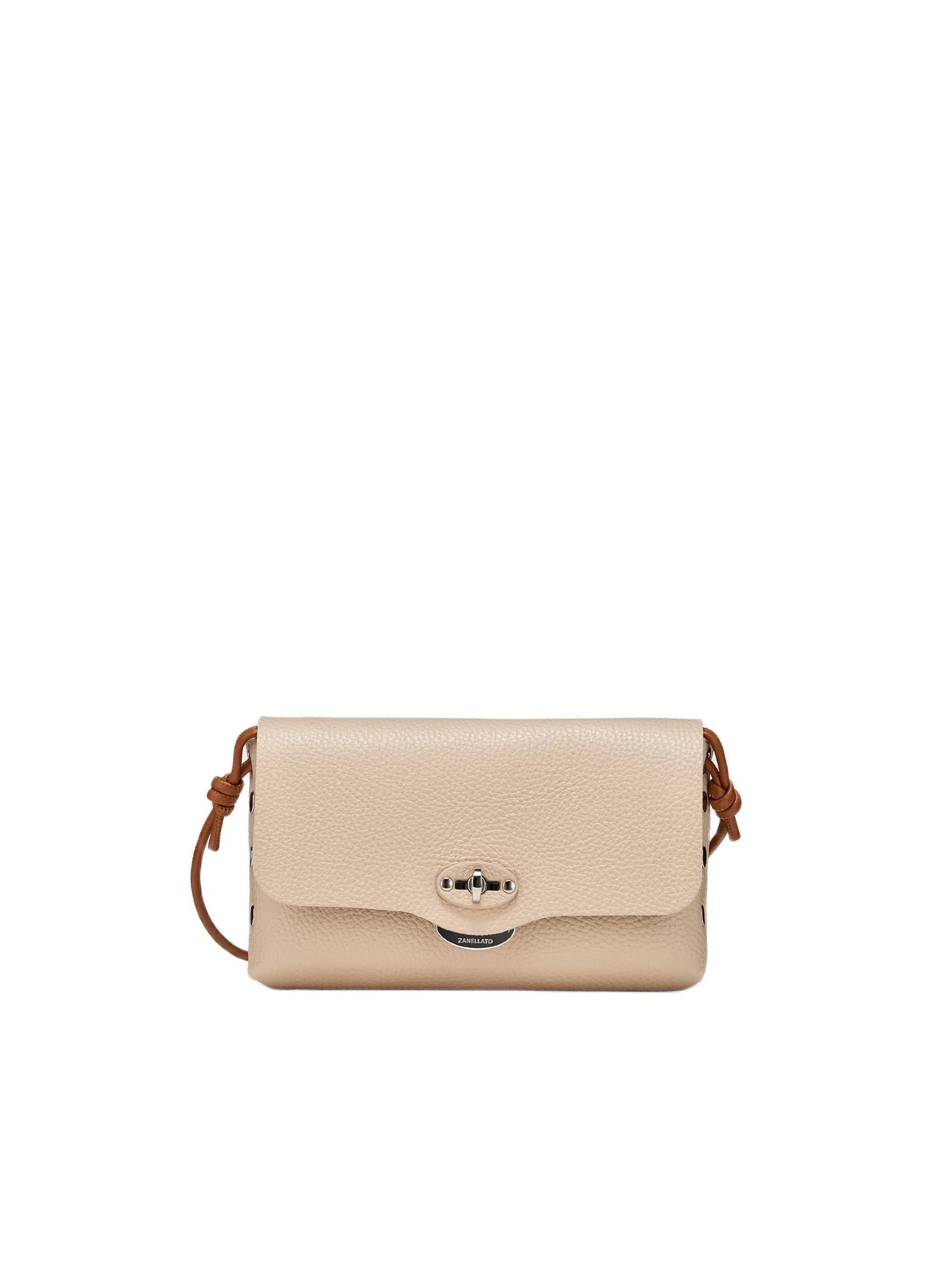 ZANELLATO BORSA LETTERA® SMALL IN PELLE MARTELLATA 0683310040000 ##Z0812