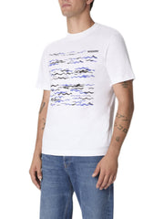 MISSONI T-SHIRT CON STAMPA ONDE BS26SL00BJ00QQ S01KT