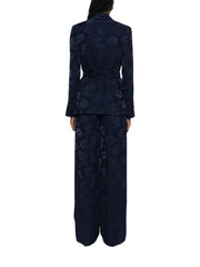 FORTE_FORTE GIACCA FIORI JAQUARD CON CINTURA 14556_MYJACKET 5015