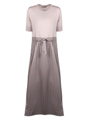 HERNO ABITO MIDI GLAM KNIT E TAFFETA' AB000032D52056 4035