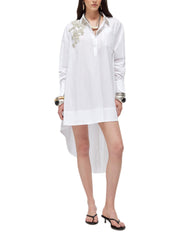 BLUGIRL TWIG ABITO IN POPELINE CON RICAMO RA6144T2943 1111