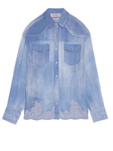 ERMANNO FIRENZE CAMICIA GEORGETTE D48EK021EB5 MF156