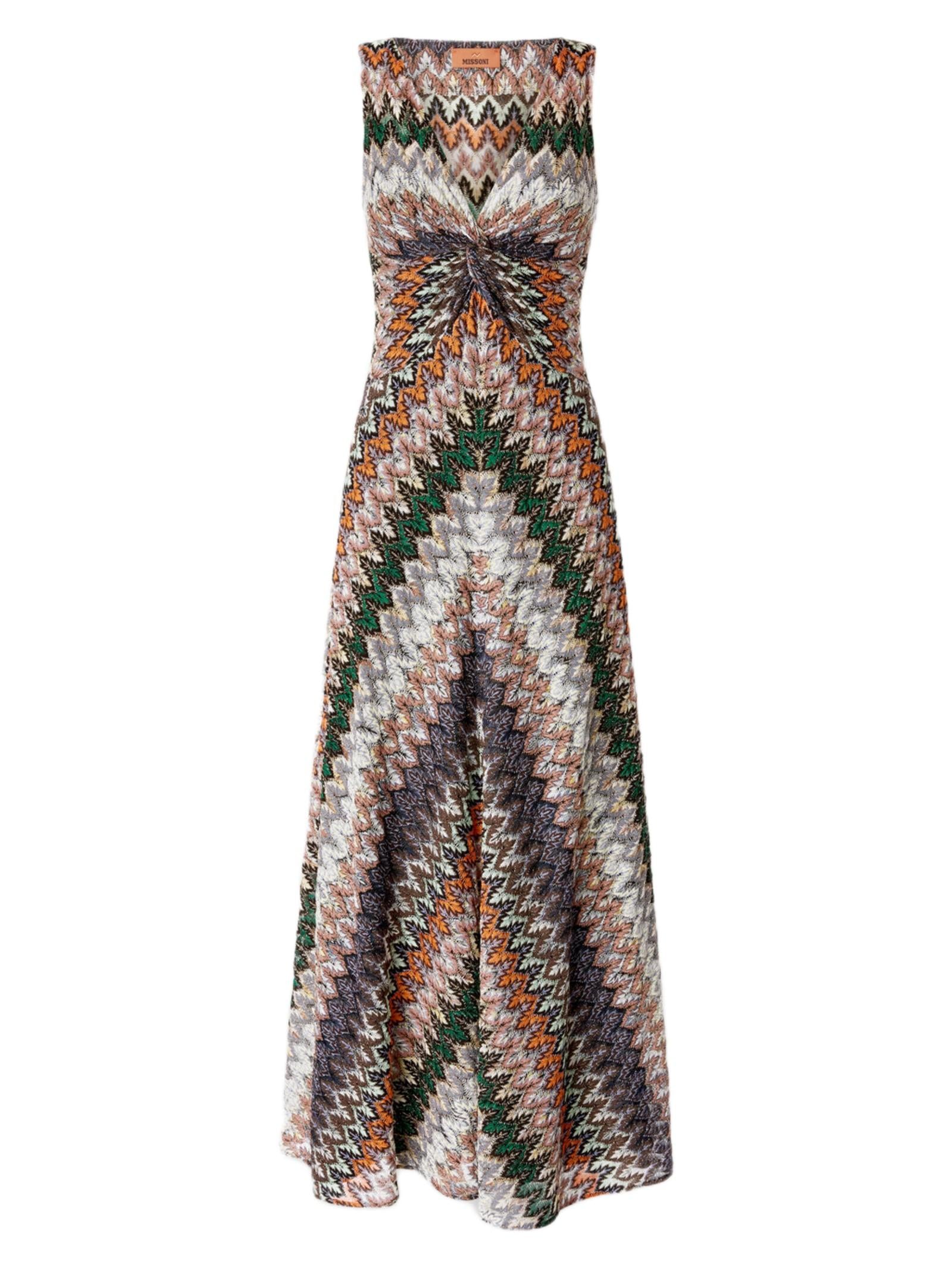 MISSONI ABITO LUNGO CON ARRICCIATURA DS26SG1SBR014Z S72OW