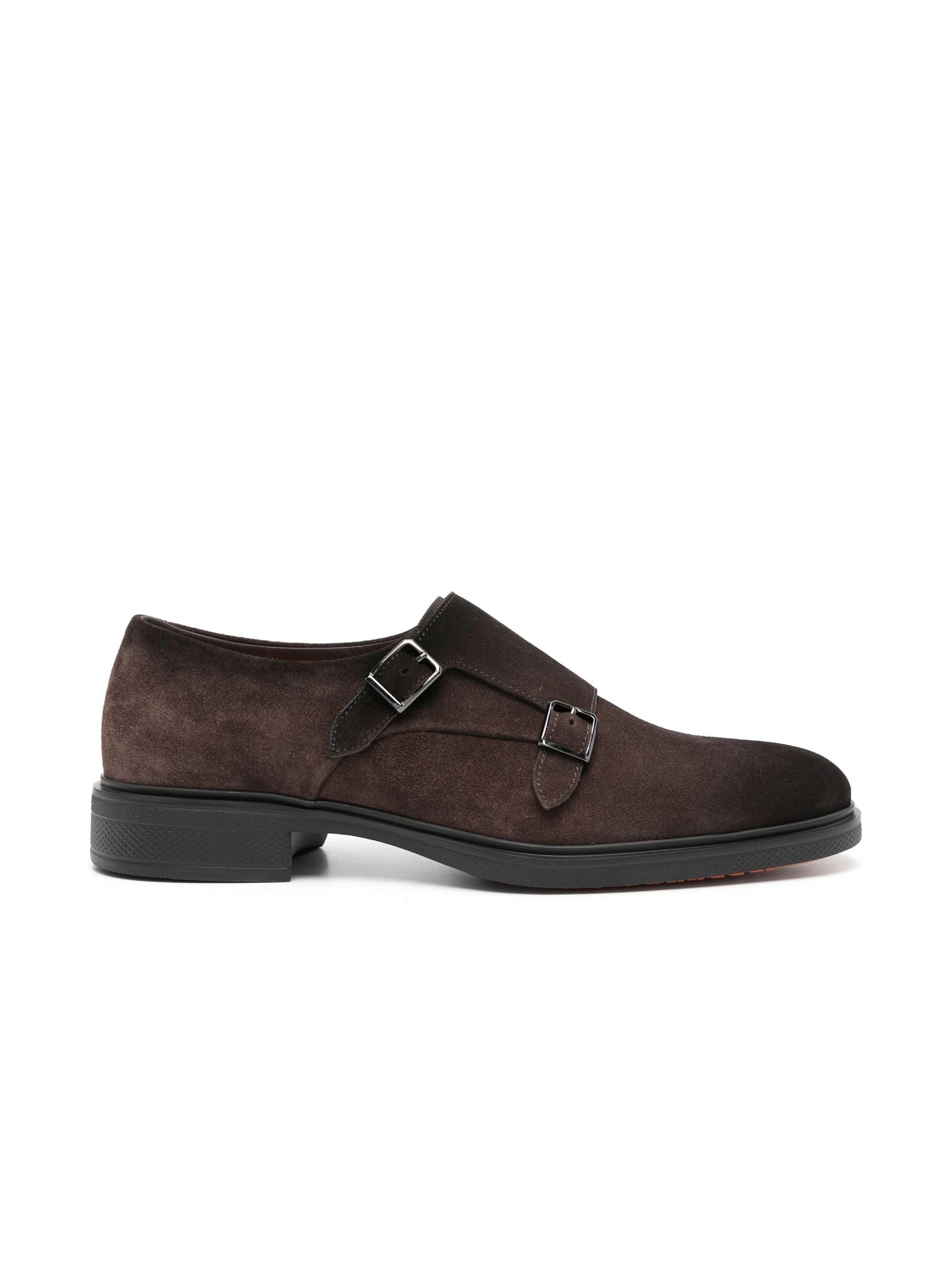 SANTONI EASY ON DOPPIA FIBBIA IN SUEDE MGEO18949NEAXGEX T50 