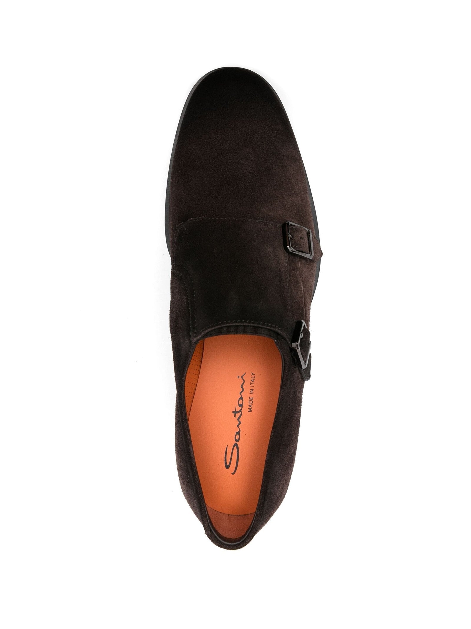SANTONI EASY ON DOPPIA FIBBIA IN SUEDE MGEO18949NEAXGEX T50 