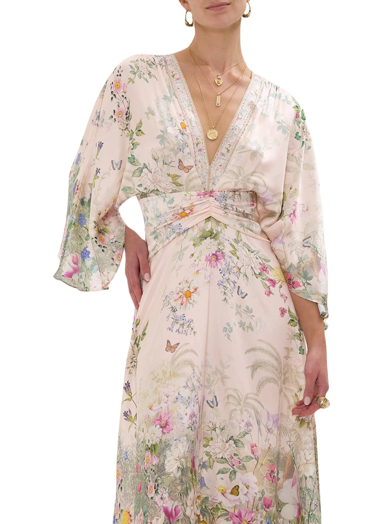 CAMILLA ABITO LUNGO IN SETA 33554 PLCIPLAY 