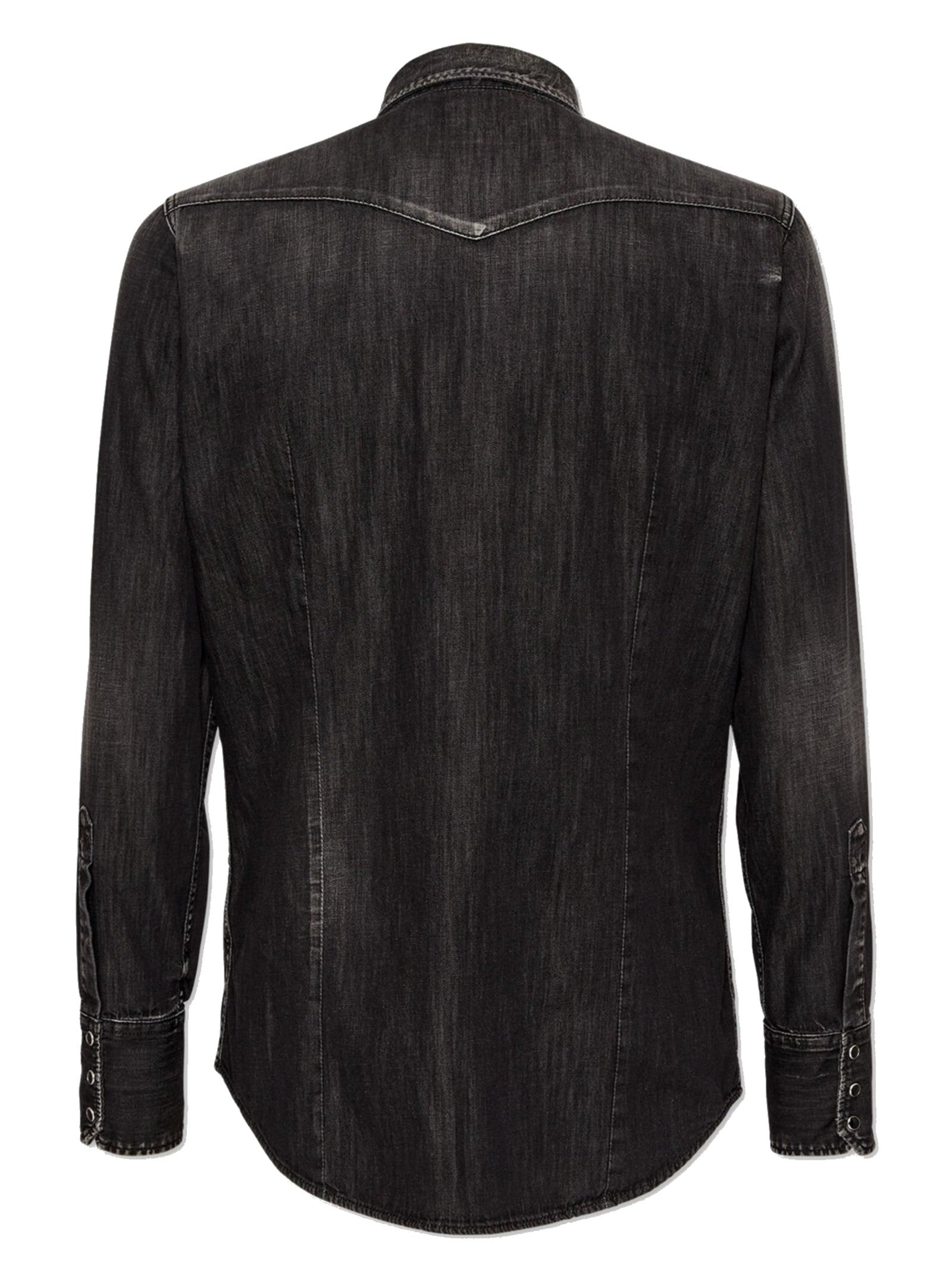 DSQUARED2 CAMICIA WESTERN IN DENIM S74DM0848S30826 900 