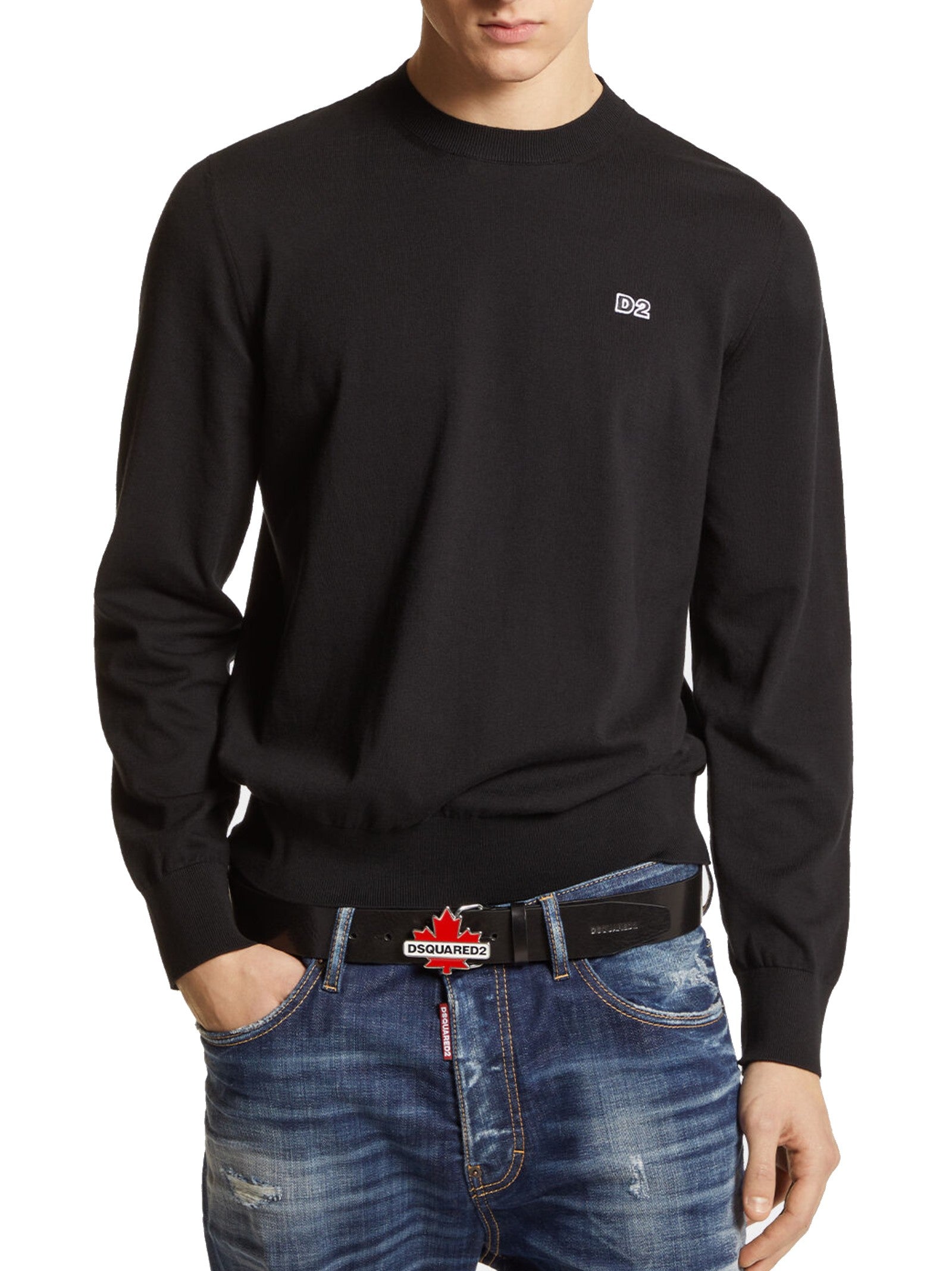 DSQUARED2 PULLOVER GIROCOLLO S74HA1486D13018 900 