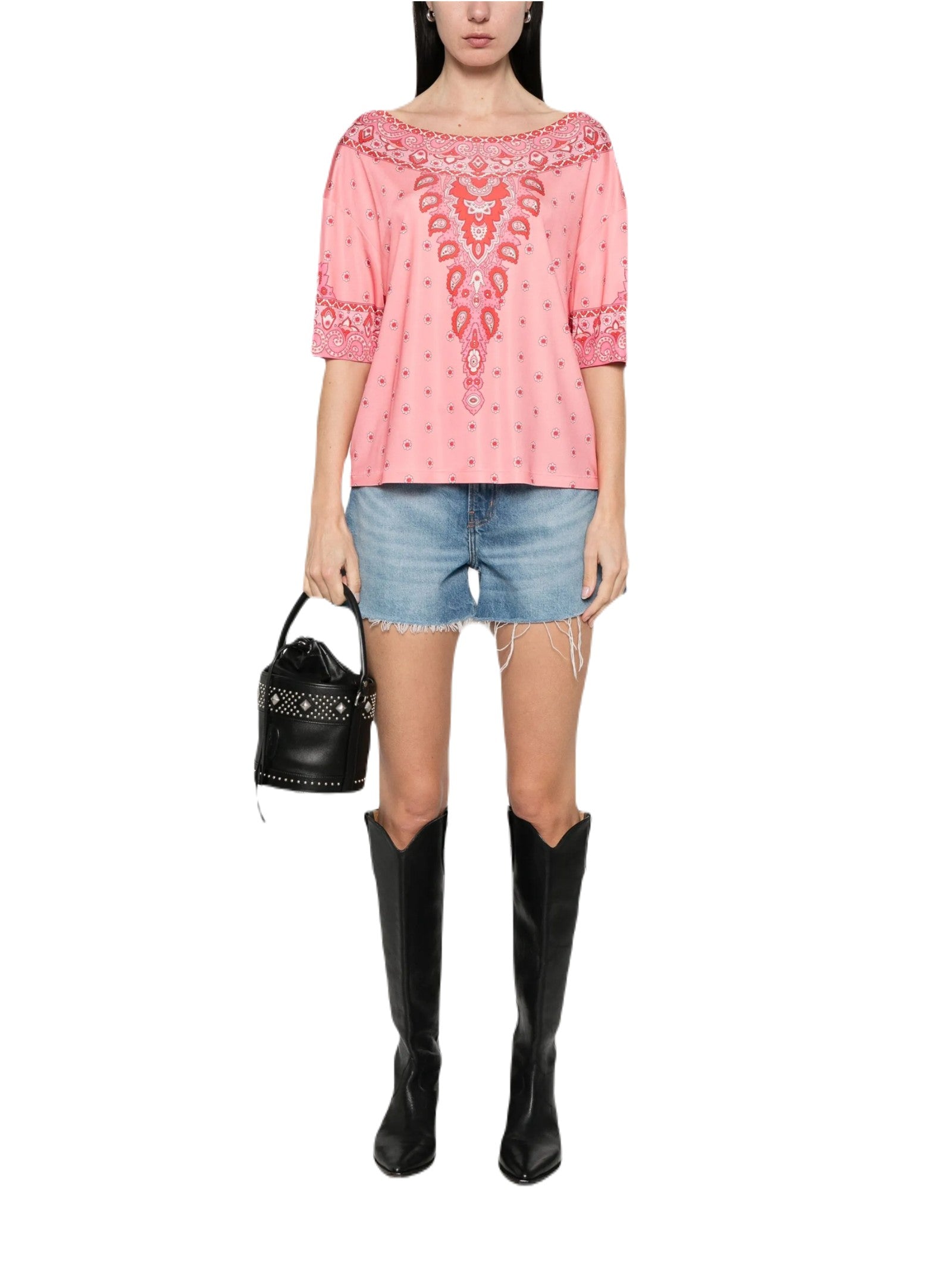 ETRO BLUSA CON STAMPA PAISLEY WRJA002699IPD11 X0872 