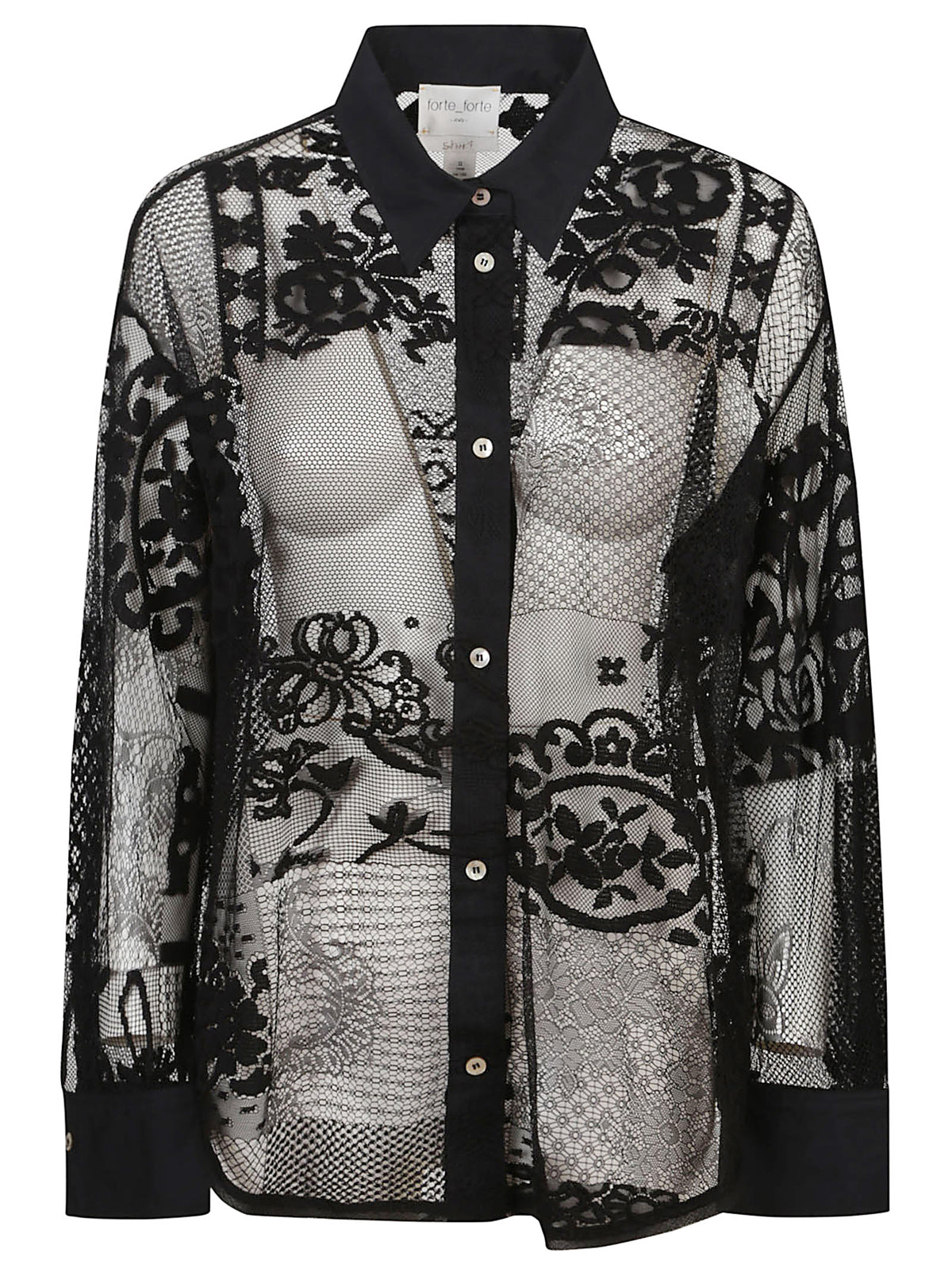 FORTE_FORTE CAMICIA OVER IN PIZZO 13598_MYSHIRT 8000 