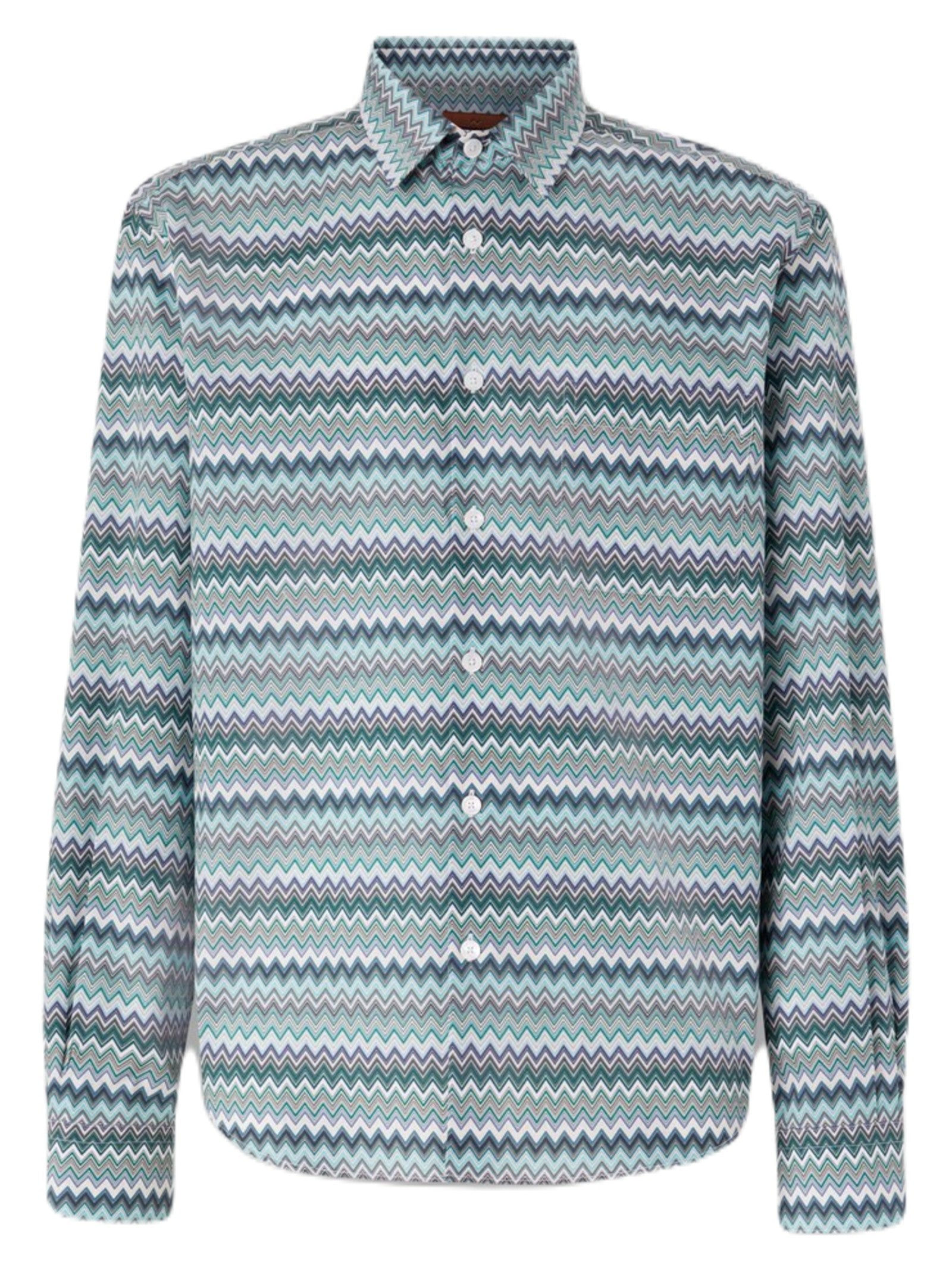 MISSONI CAMICIA POPELINE ZIG ZAG US25SJ0HBW00W0 S01FS 