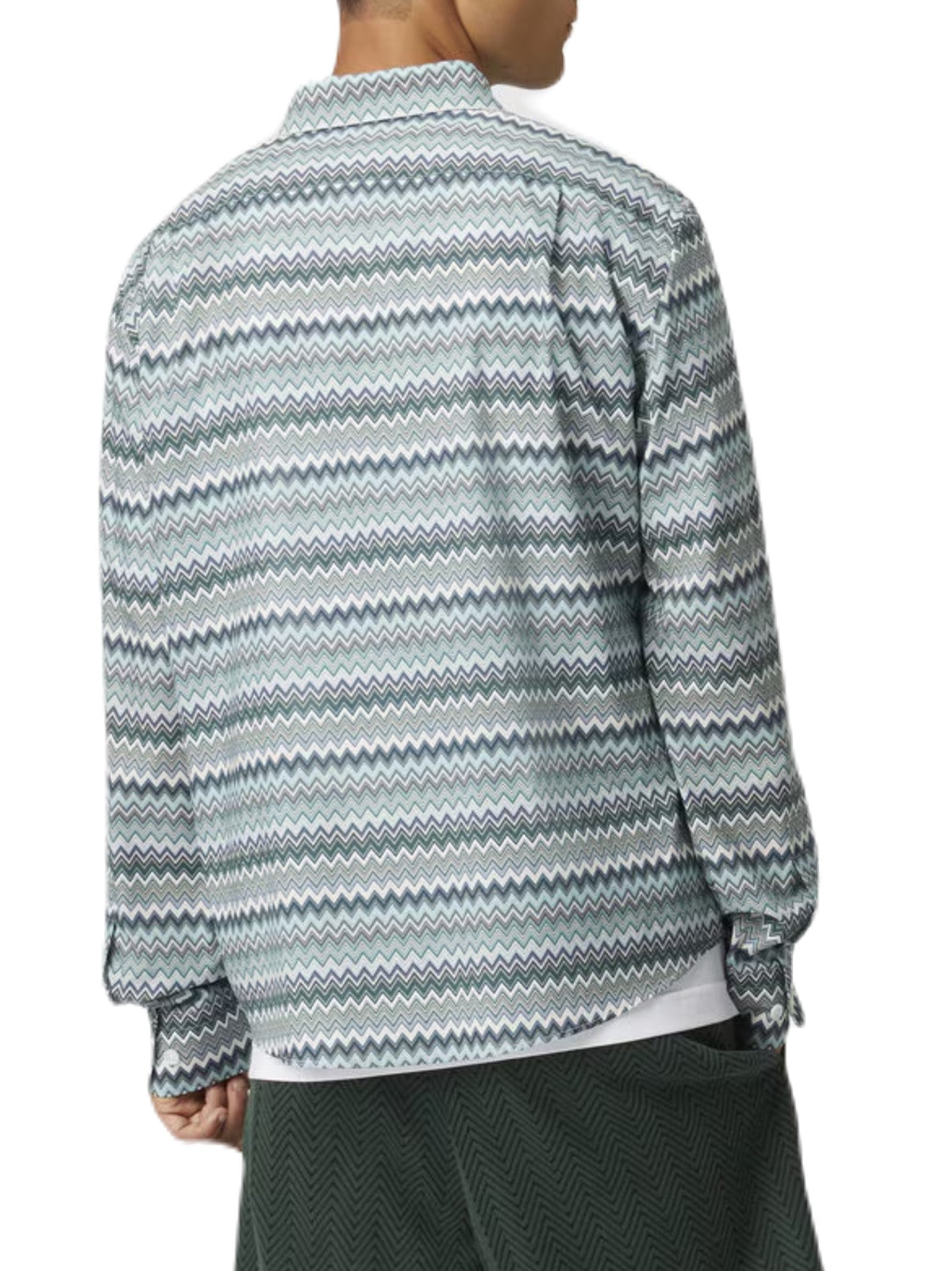MISSONI CAMICIA POPELINE ZIG ZAG US25SJ0HBW00W0 S01FS 