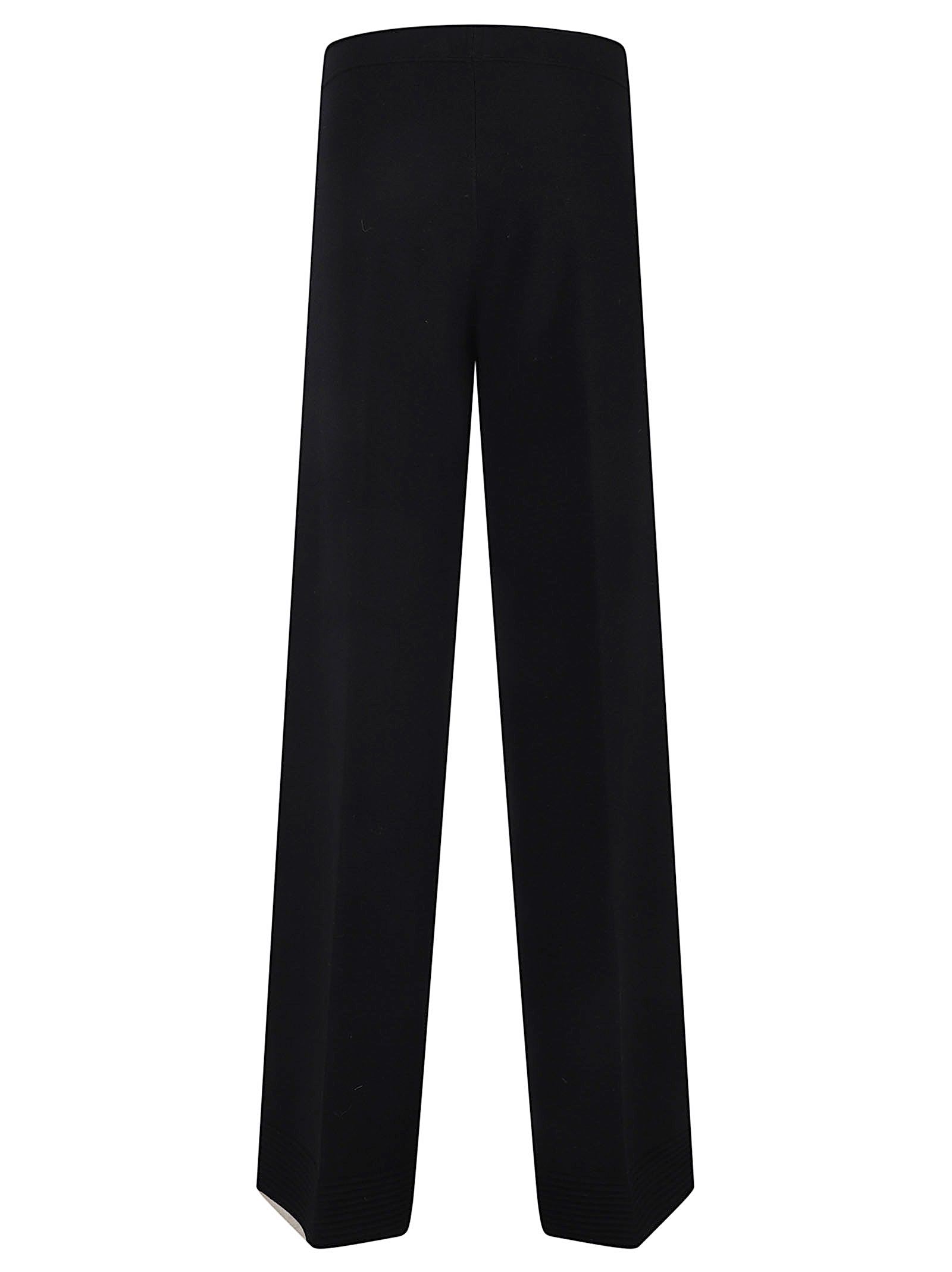 D.EXTERIOR PANTALONE AMPIO LANA MERINOS 61332 2NERO 