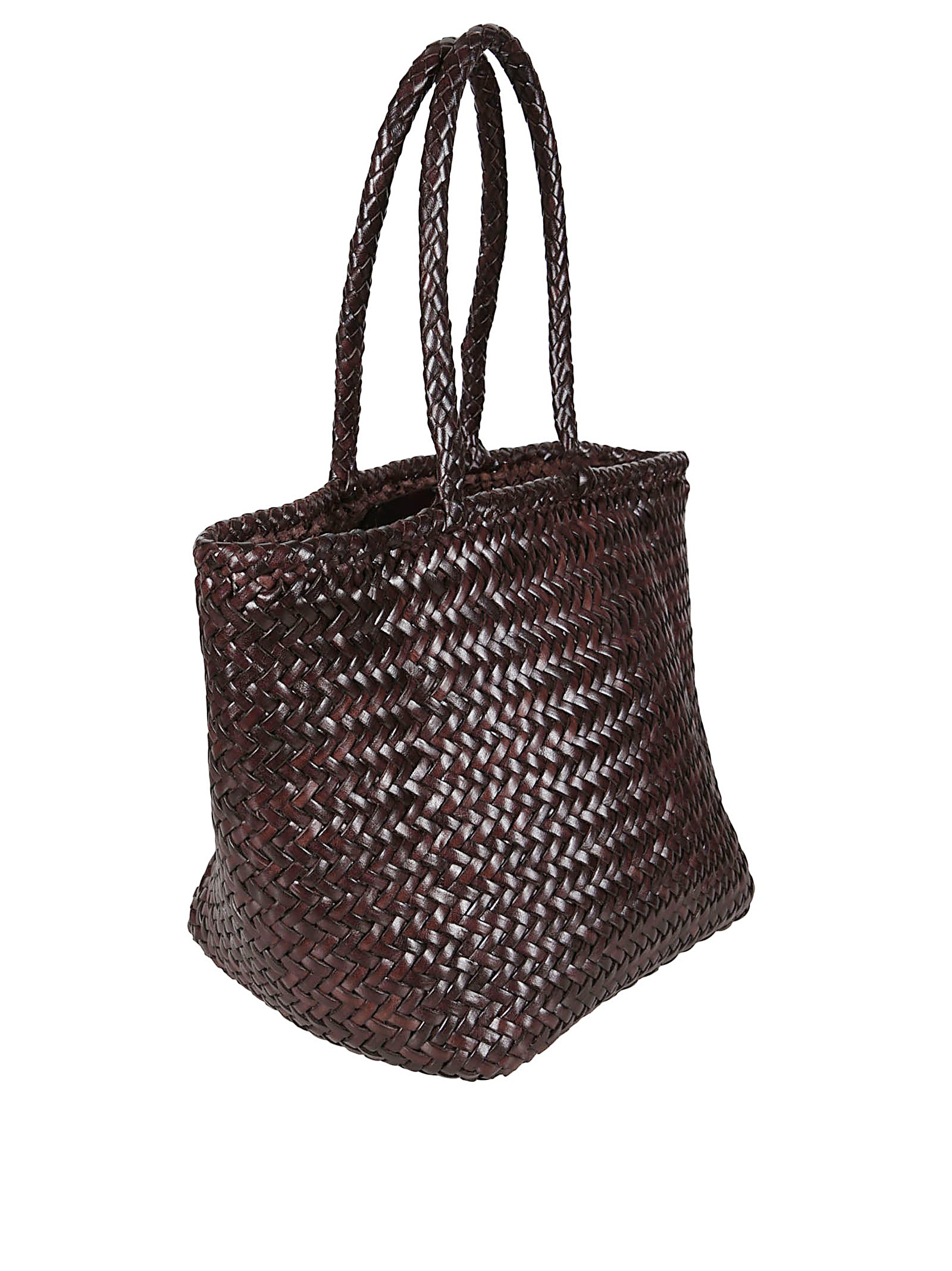 DRAGON DIFFUSION GRACE BASKET SMALL DIAGONAL 8813 DARKBROWN 