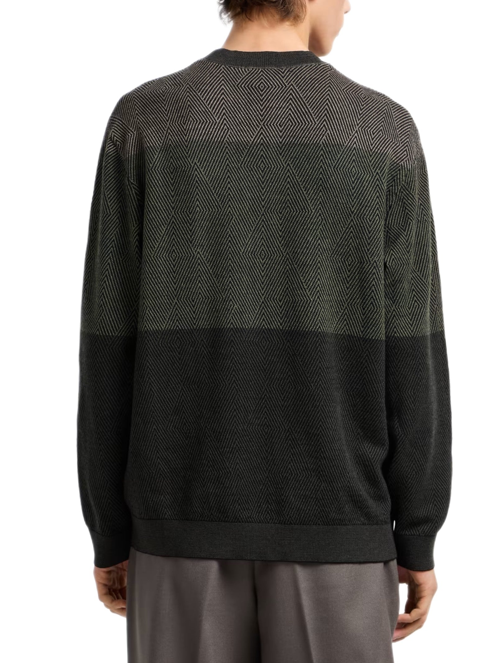 EMPORIO ARMANI MAGLIA MICROJAQUARD EM002432AF18118 F7046 