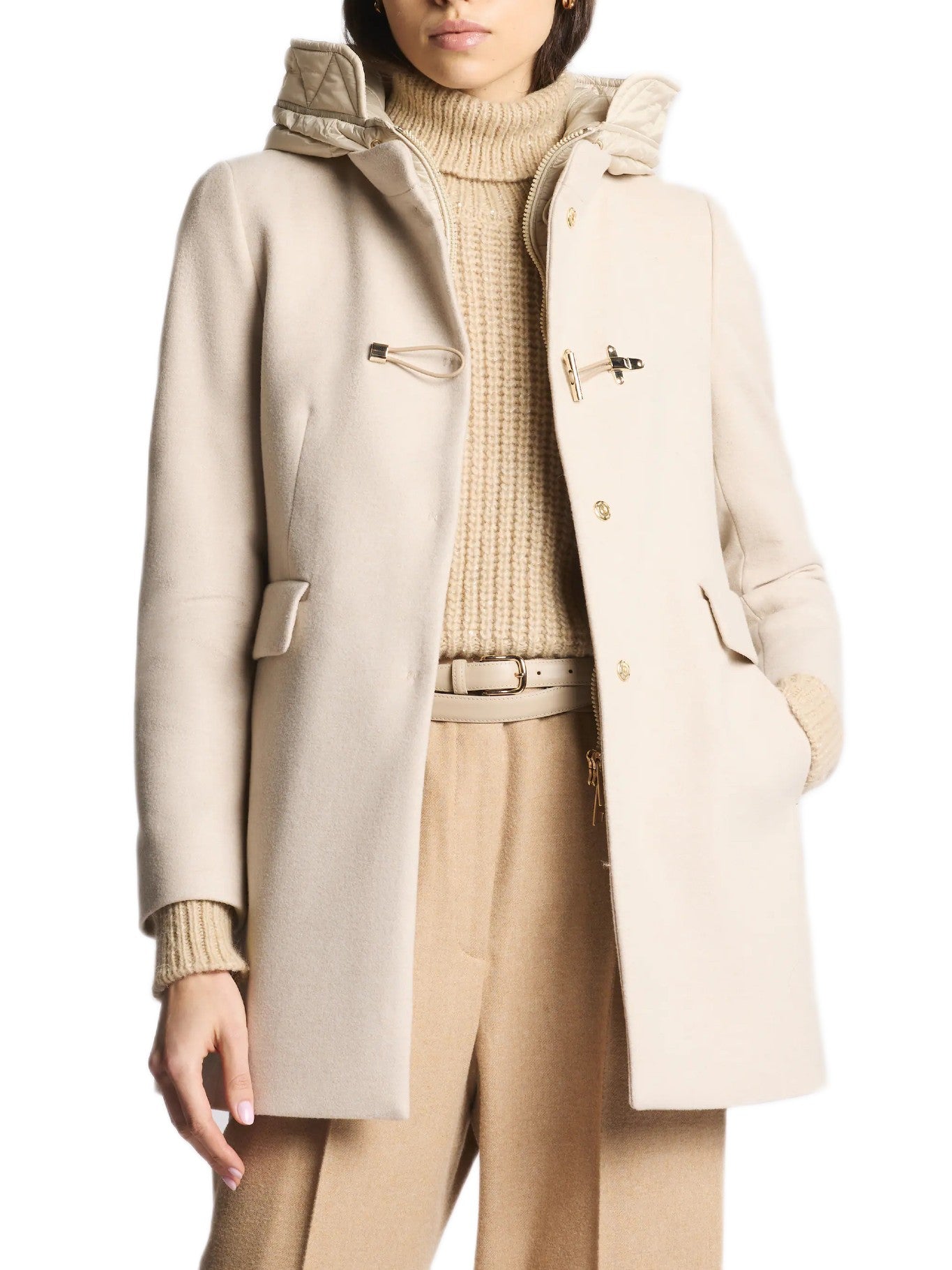 FAY TOGGLE COAT IN LANA MELANGE NAW59513430XMY C002 