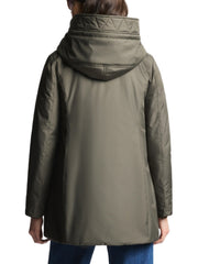 FAY TOGGLE COAT IN GABARDINA TECNICA NAW59513830ZXE V805 