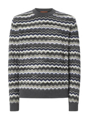 MISSONI MAGLIA MOTIVO ZIG ZAG US25WN0NBK01CU S91PO 