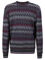 MISSONI MAGLIA MOTIVO ZIG ZAG US25WN0EBR012Y S4173 
