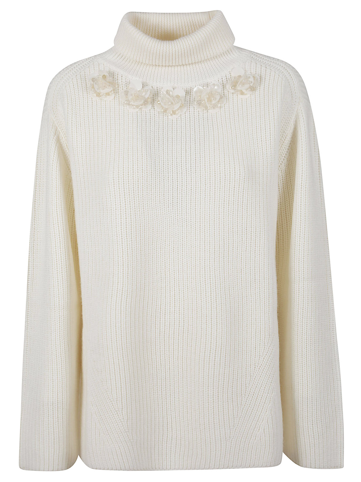 P.A.R.O.S.H. MAGLIONE CON RICAMO LADYBLUMD512950R 002 