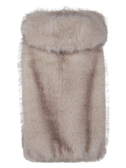 VALENTINI 1972 GILET ECOFUR E3144 LINEN 