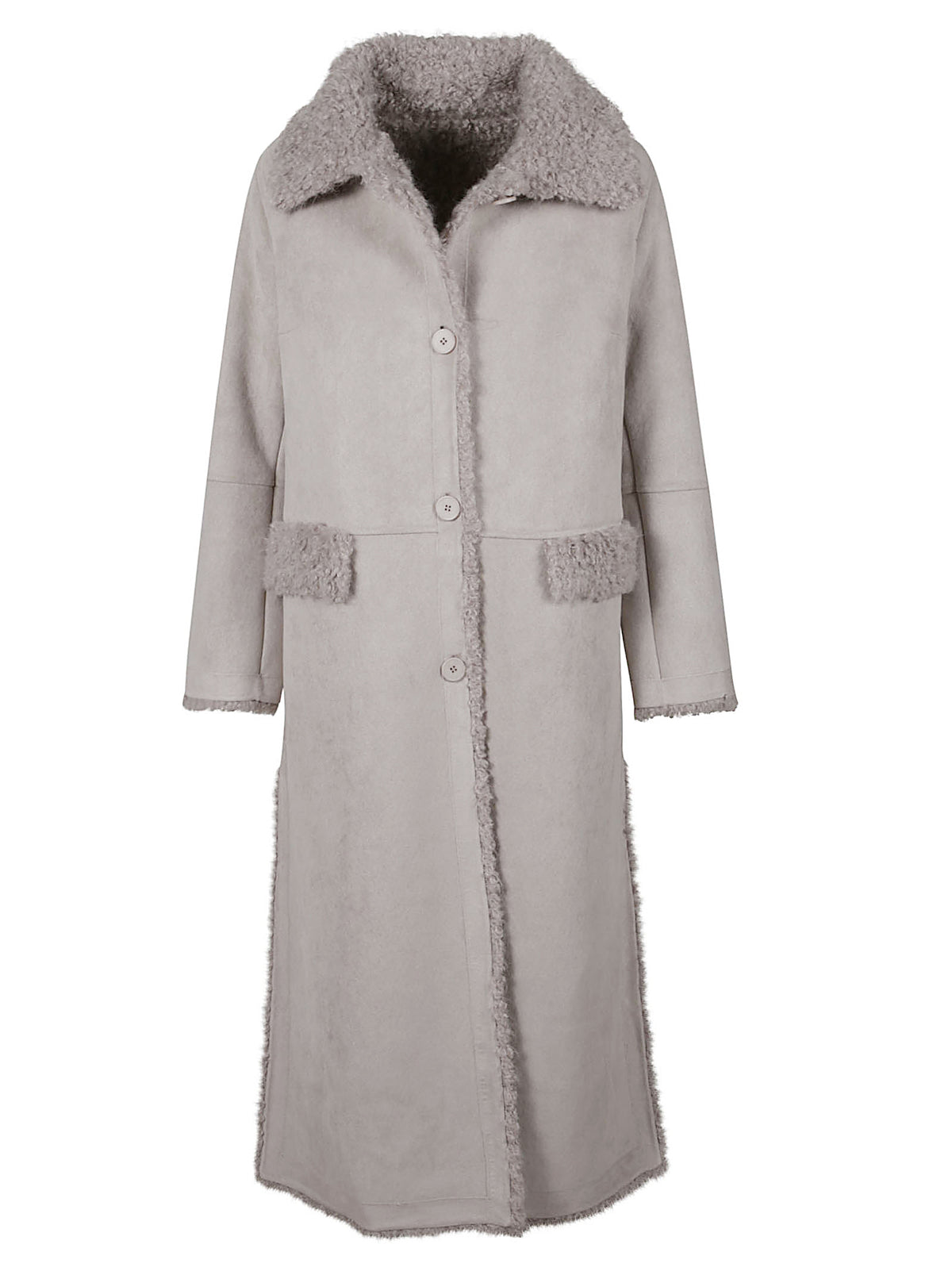 VALENTINI 1972 CAPPOTTO ECOMONTONE REVERSIBILE M4104 STONE 