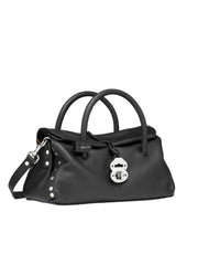 ZANELLATO DOTTA® SMALL IN PELLE MARTELLATA BLACK NERO 0687501120000 ##Z0001 