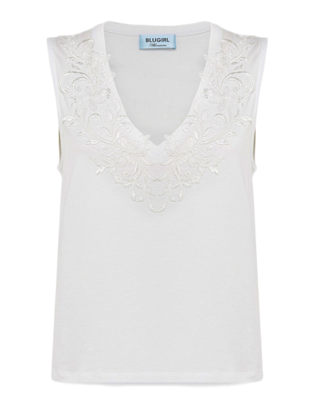 BLUGIRL IN JERSEY CON PIZZO RA6152J5003 11111 