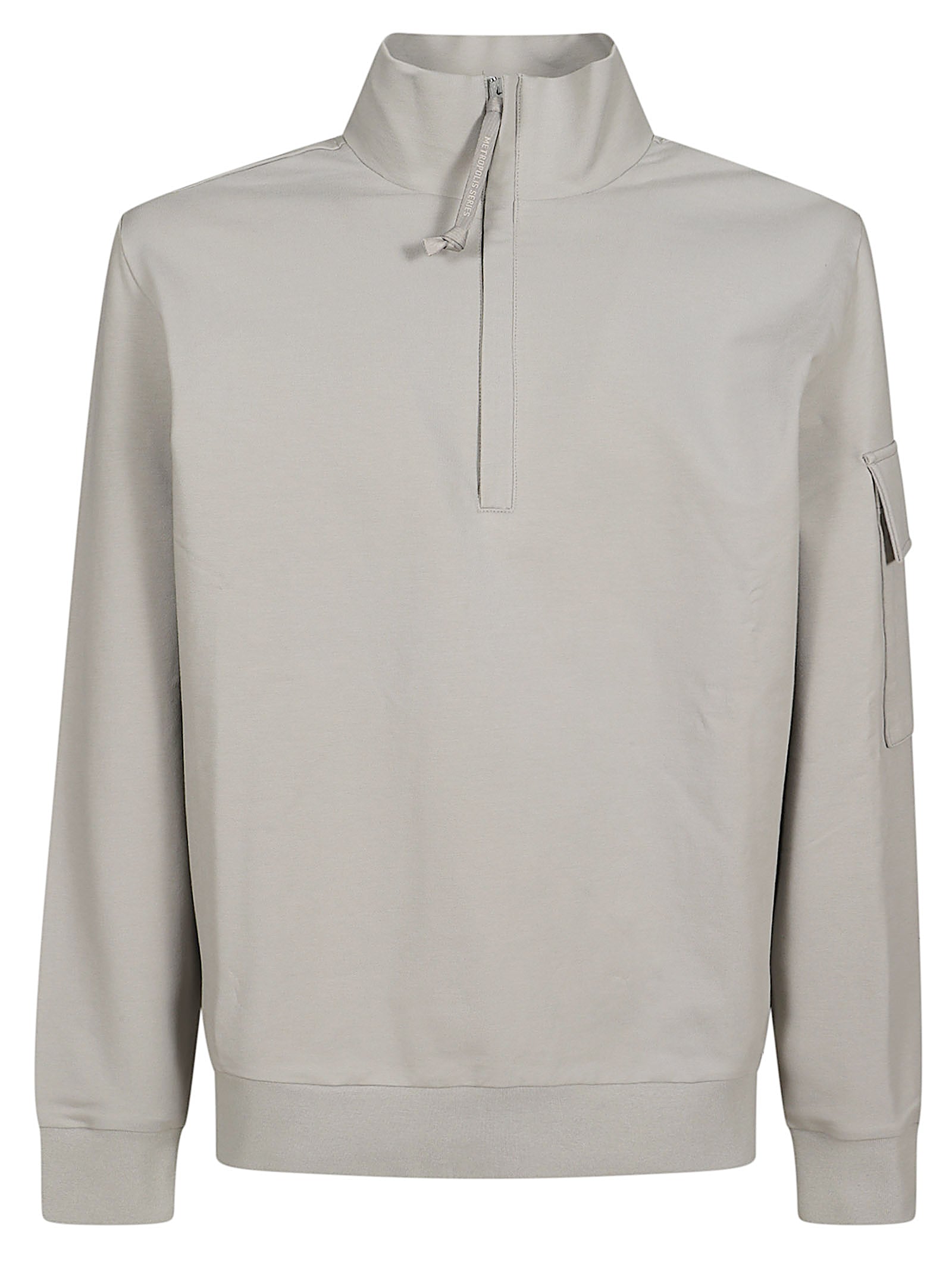 C.P. COMPANY METROPOLIS FELPA MEZZA ZIP 20CLSS010A006452W 936 