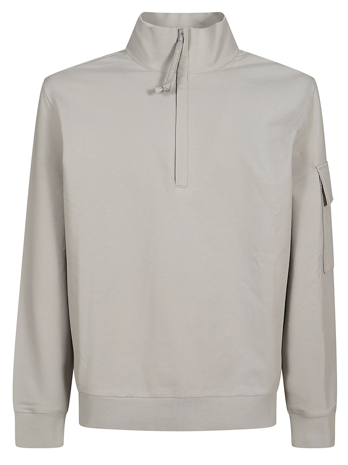 C.P. COMPANY METROPOLIS FELPA MEZZA ZIP 20CLSS010A006452W 936 