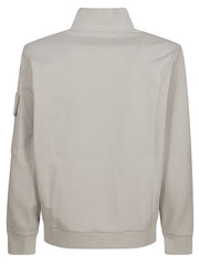 C.P. COMPANY METROPOLIS FELPA MEZZA ZIP 20CLSS010A006452W 936 