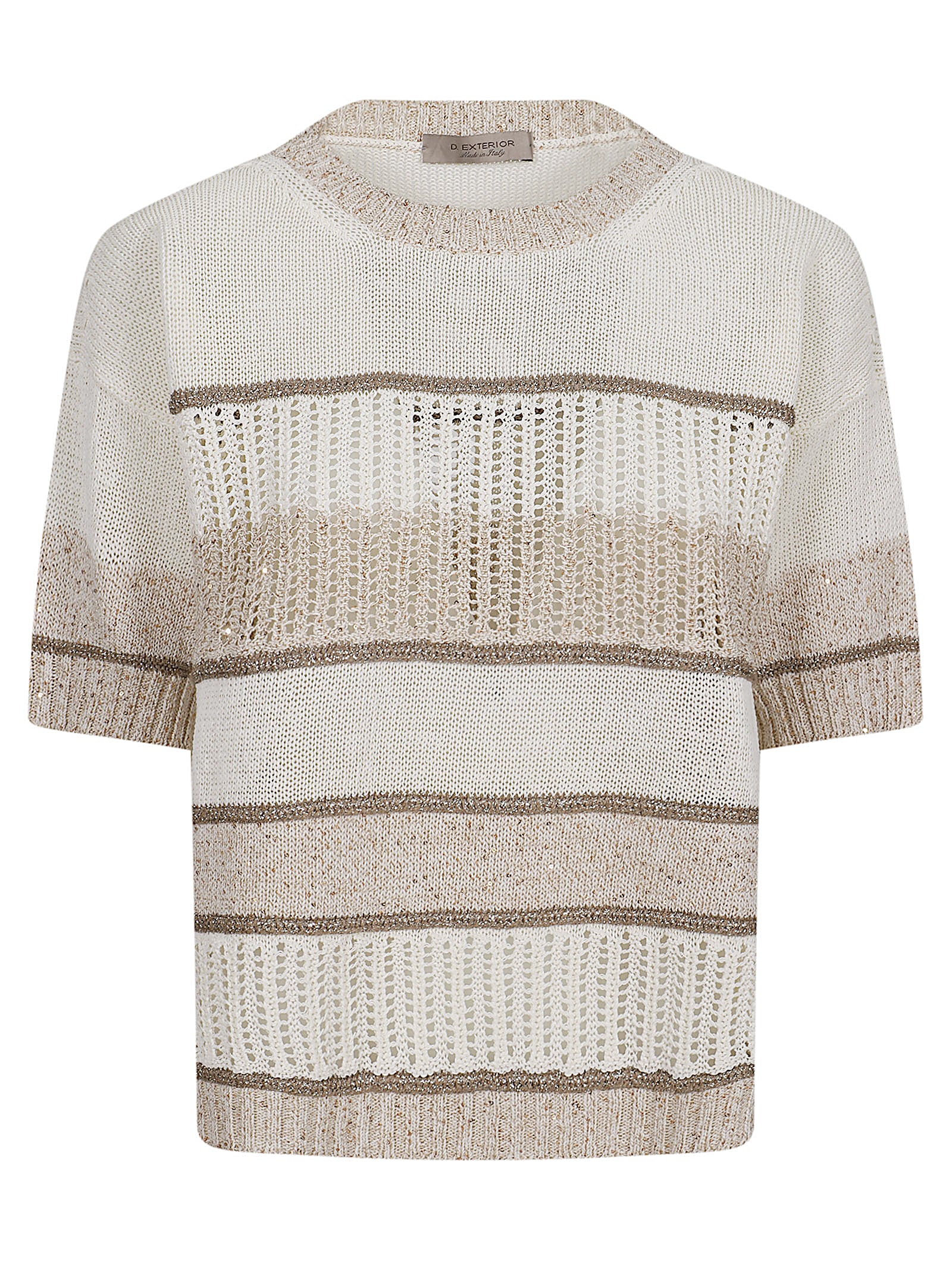 D.EXTERIOR MAGLIA RIGATA TRAFORATA 62328 1BIAN 