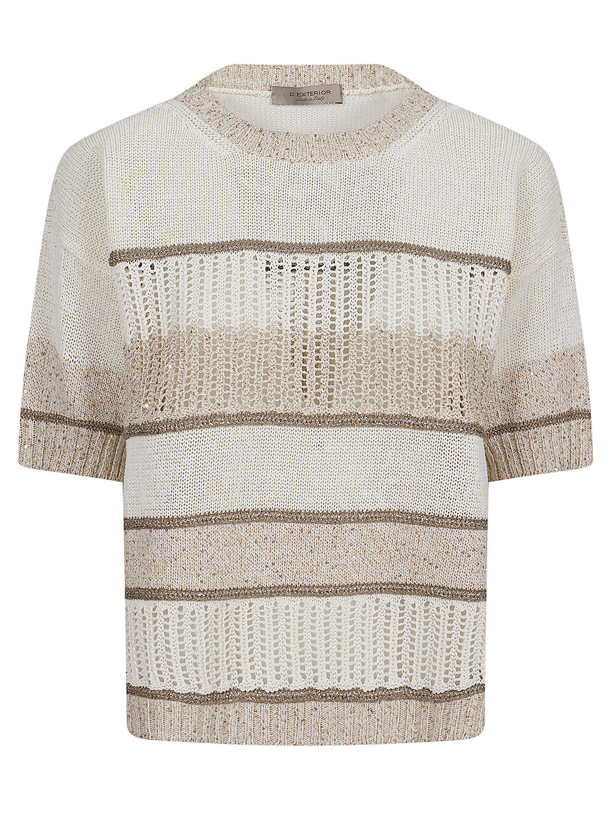 D.EXTERIOR MAGLIA RIGATA TRAFORATA 62328 1BIAN 