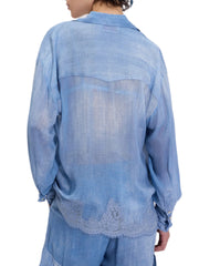 ERMANNO FIRENZE CAMICIA GEORGETTE D48EK021EB5 MF156 