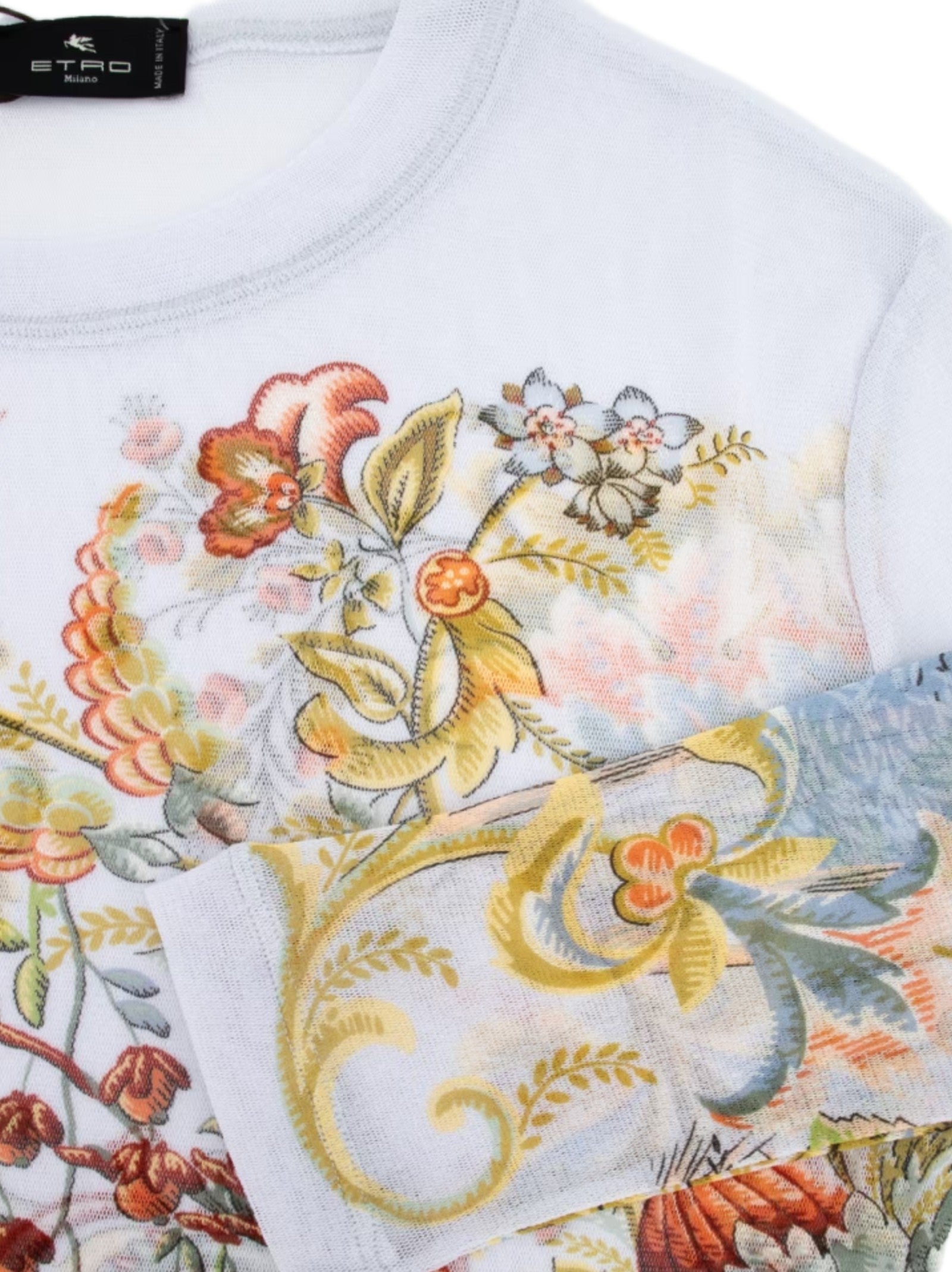 ETRO TULLE STAMPATO WRJA0038AKH47 X0882 