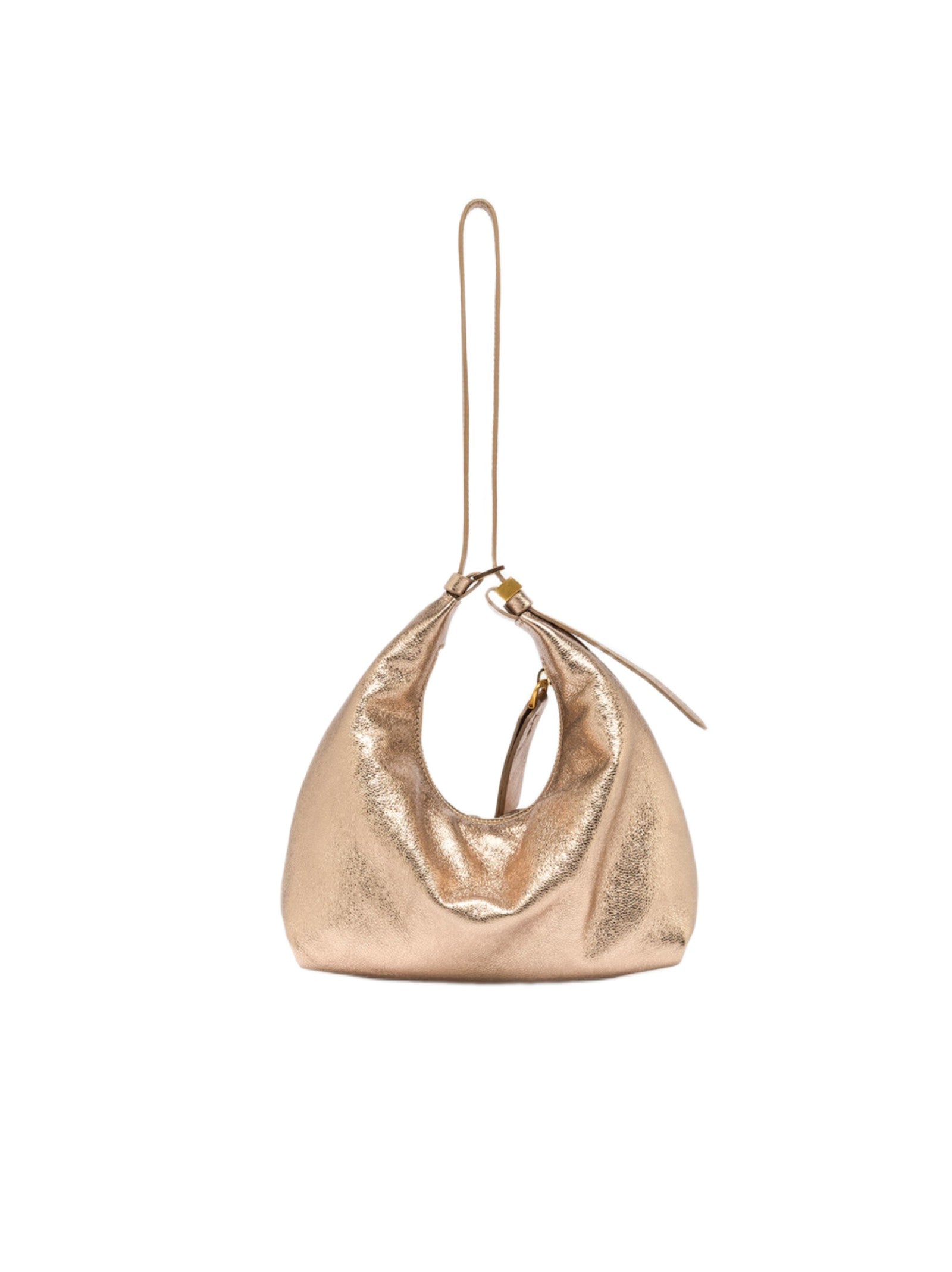 GIANNI CHIARINI FIRENZE ELLA BORSA HOBO LAMINATA  IN SUEDE BS11925VNCMET 6083 