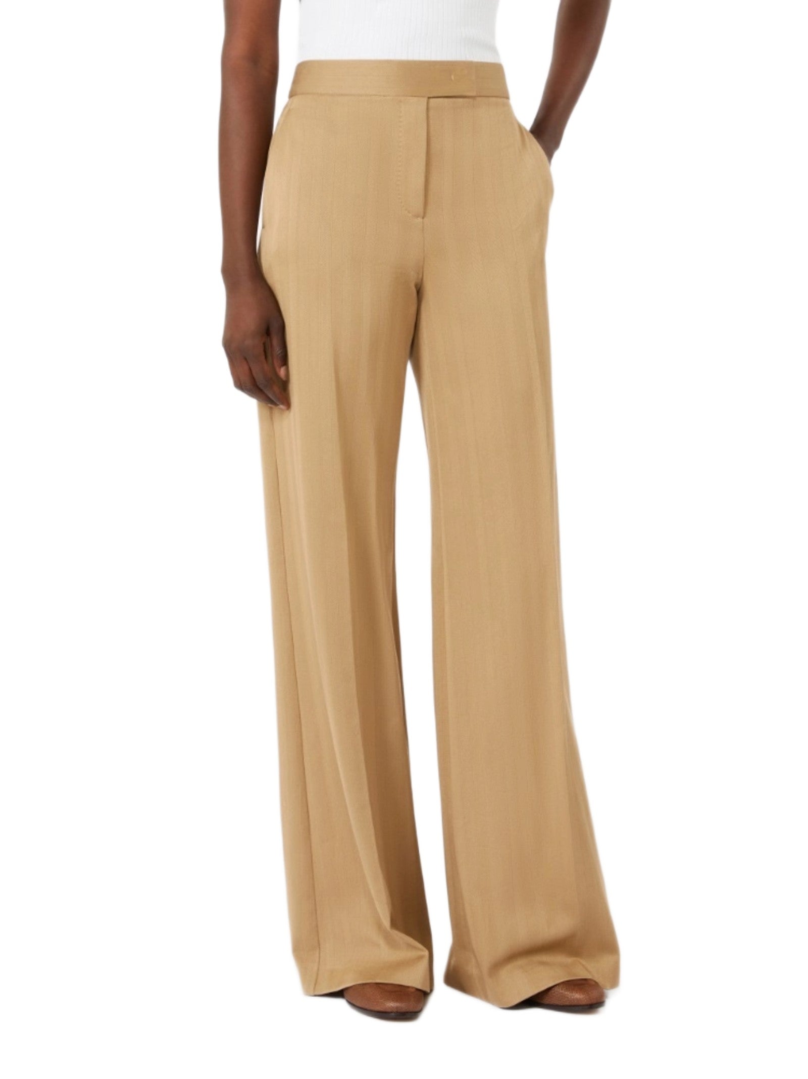 MAX MARA SMMOLIATO  PANTALONE STRAIGHT FIT 2611781022600 004 