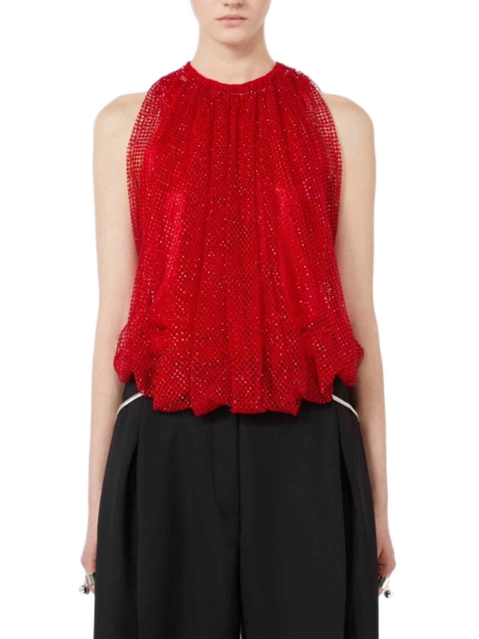 MAX MARA SPXNODO TOP IN RETE CON CRISTALLI 2612941061600 001 