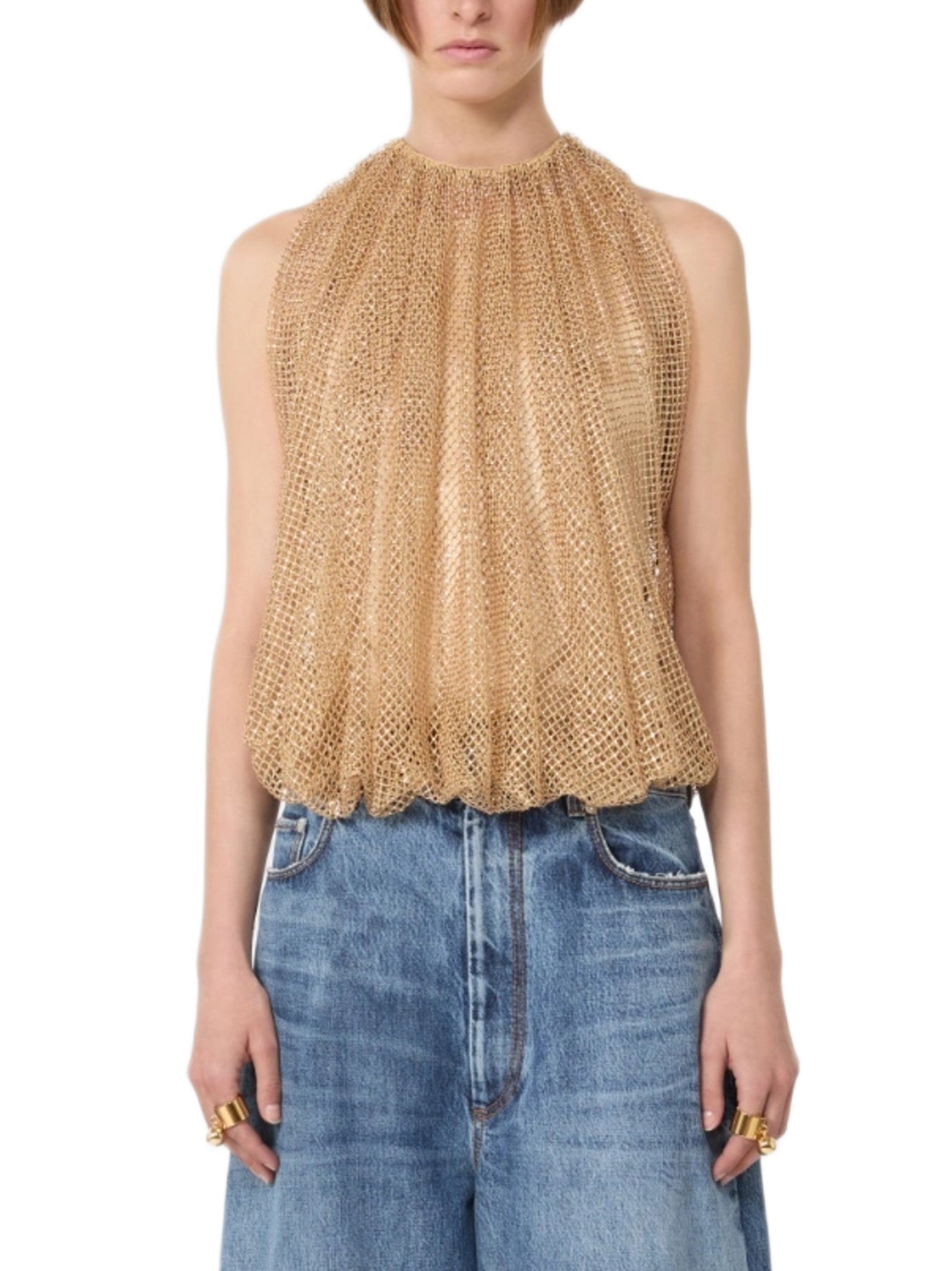 MAX MARA SPXNODO TOP IN RETE CON CRISTALLI 2612941061600 003 