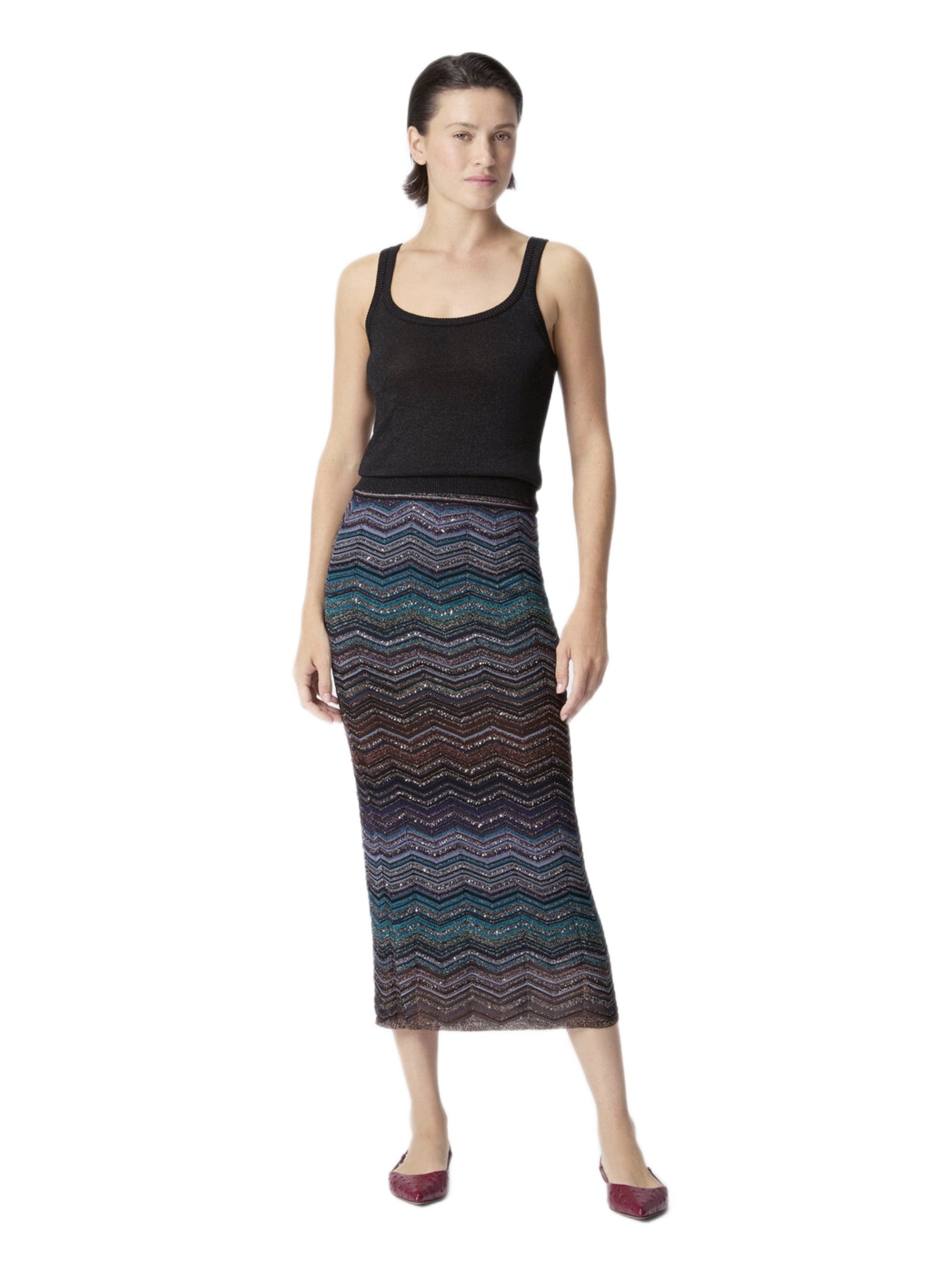MISSONI GONNA LUNGA PAIETTES DS26SH0SBK01H9 SM9ZT 