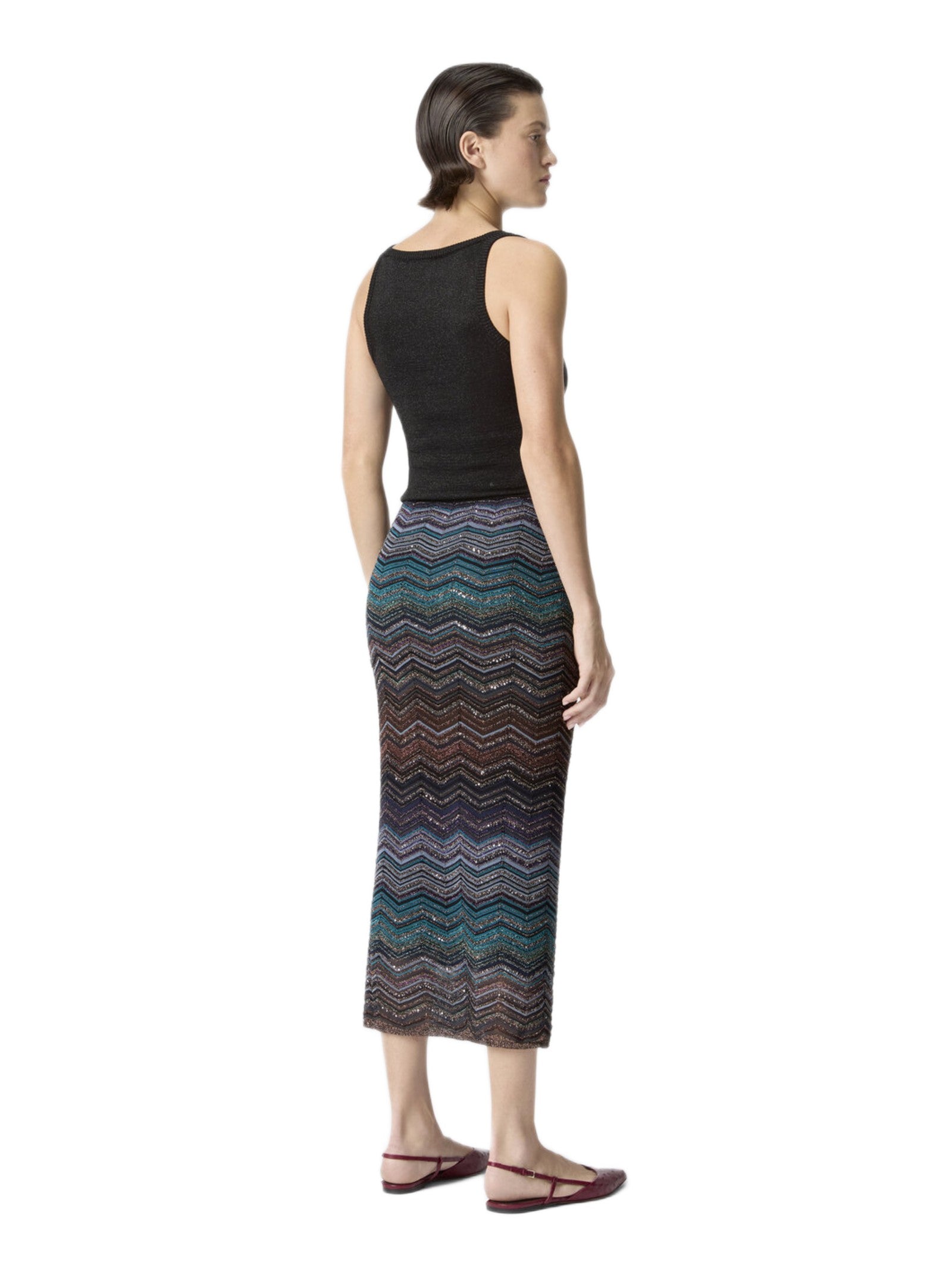 MISSONI GONNA LUNGA PAIETTES DS26SH0SBK01H9 SM9ZT 