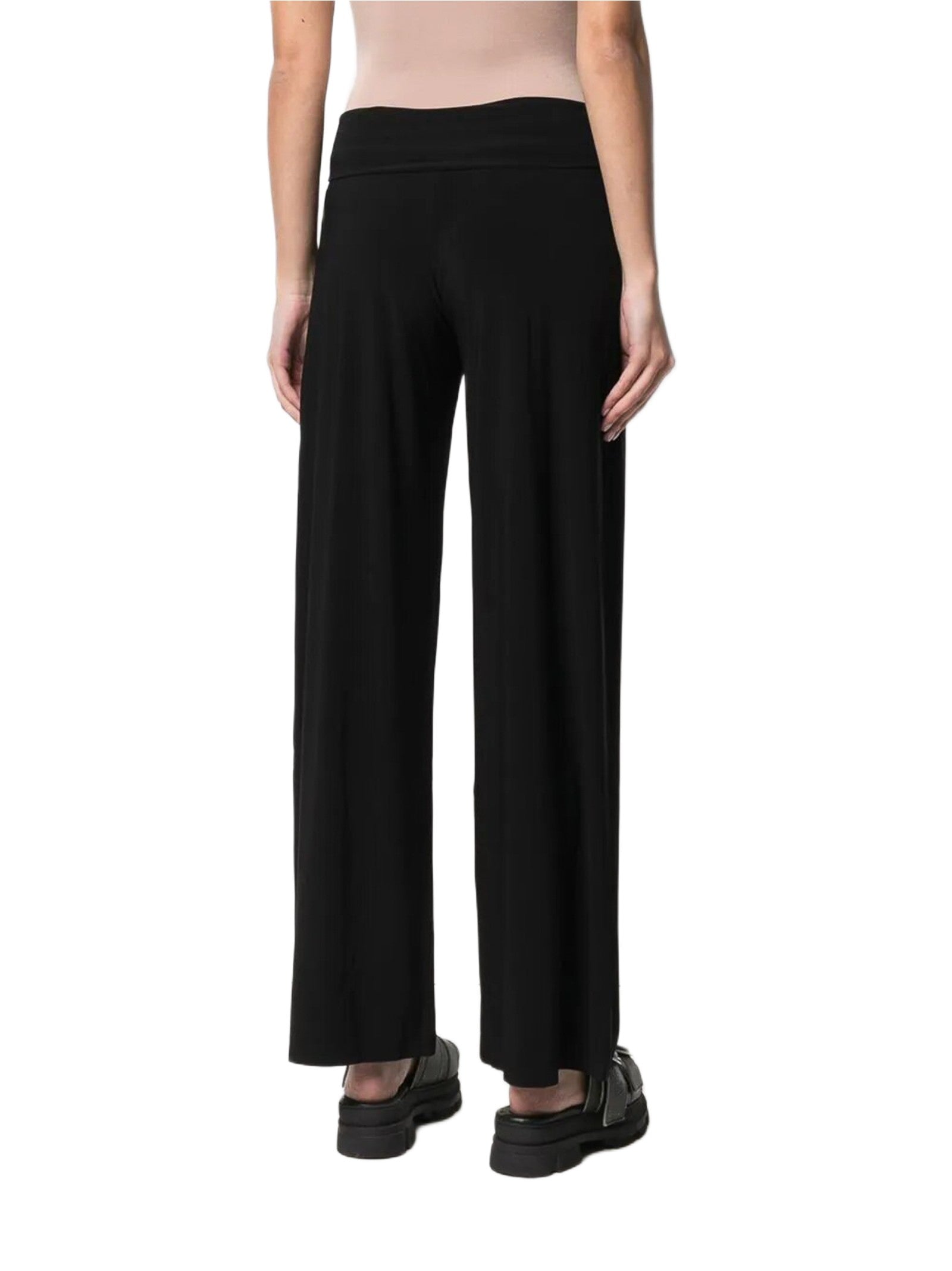 NORMA KAMALI PANTALONE VITA ELASTICIZZATA KK4257PL111001 BLACK 