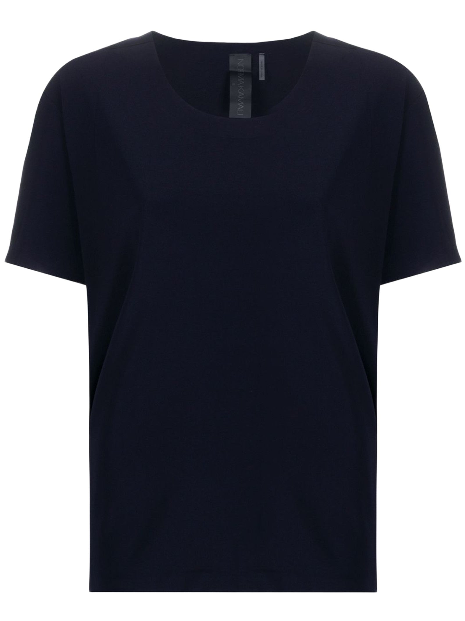 NORMA KAMALI T-SHIRT IN JERSEY KK4266PL104012 MIDNIGHT 