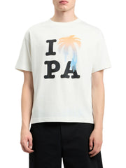PALM ANGELS I LOVE PA T-SHIRT PMAA109S26JER007 0310 